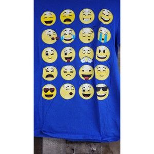 Emoji Shirt with lots 20 different face A must Have